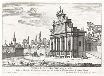 GIOVANNI BATTISTA FALDA Le Fontane di Roma . . . Libro Primo.